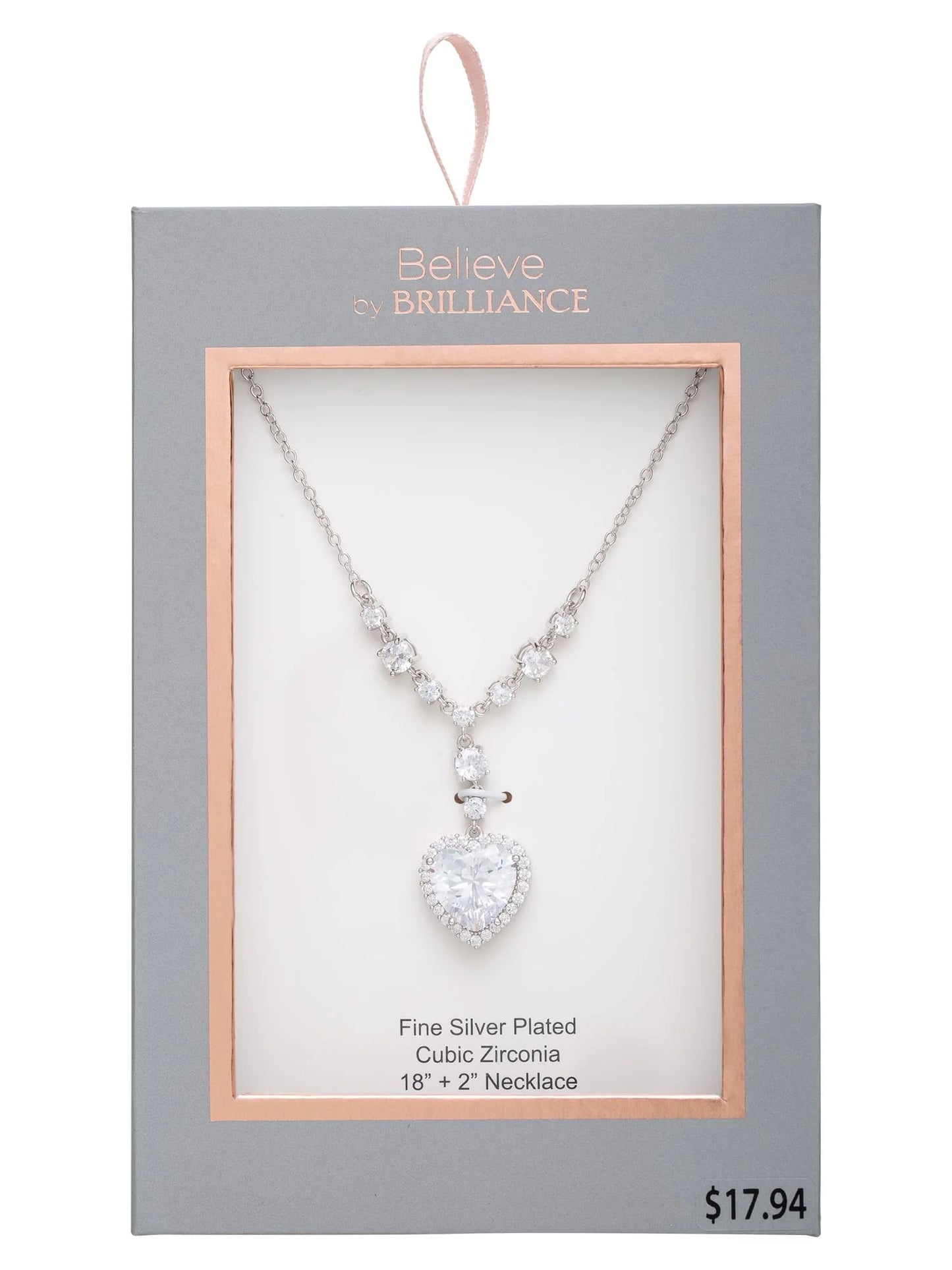 beautiful Dimond heart pendant necklace